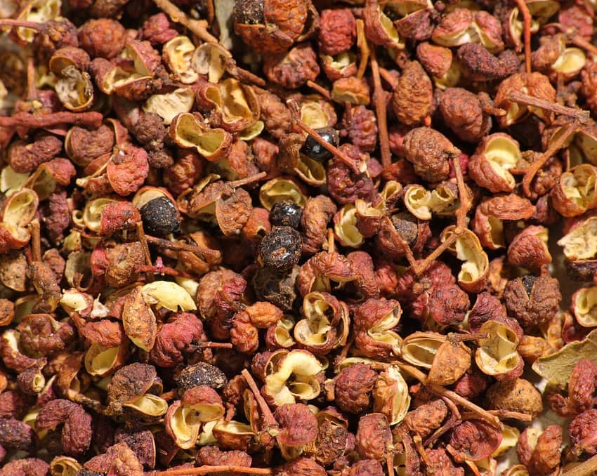 Sichuan pepper anatomy used as Pingchang product context
