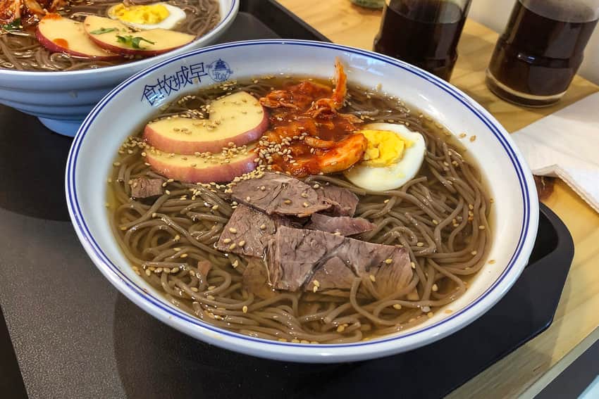 Regional Jilin example of Yanji-style cold noodles
