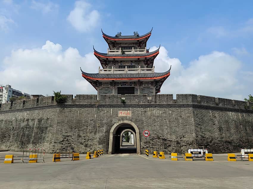 Chaozhou old city wall in Chaozhou