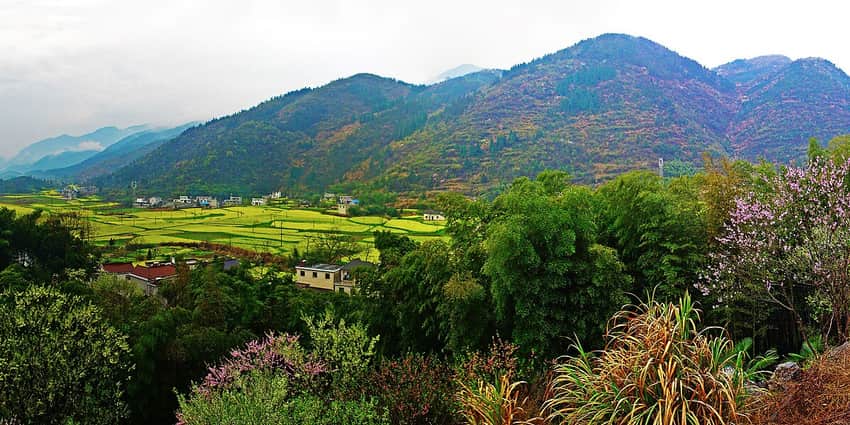 Lingjiao Village in Qidu, Shitai in Chizhou
