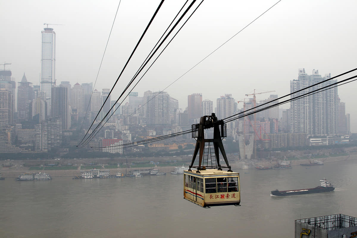 Documentary photograph for Why does Chongqing seem to have more than one ground level?