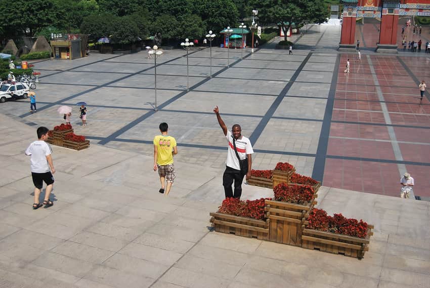 Main exterior of Chongqing China Three Gorges Museum