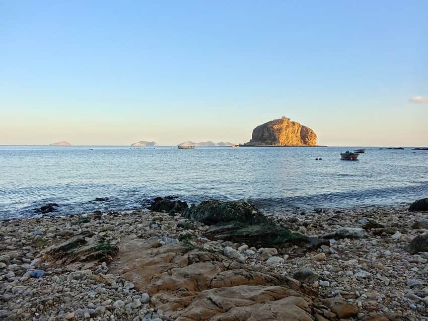 Bangchuidao coast in Dalian
