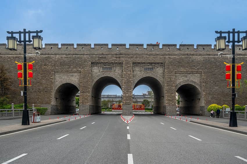 Datong city wall in Datong