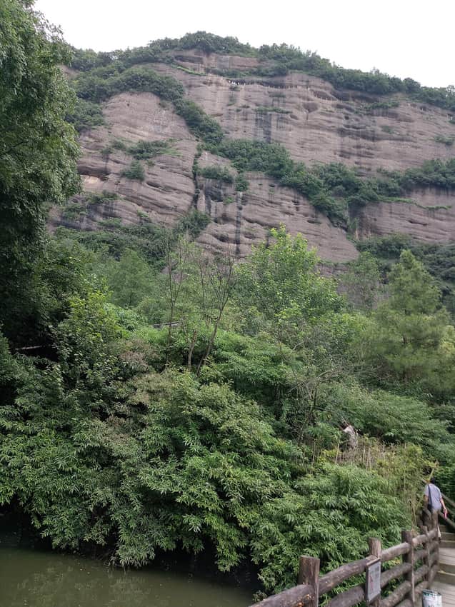 Cliff landscape at Jianmen Pass