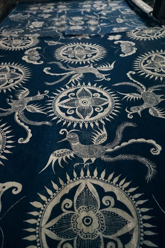 Miao batik photographed in Guizhou