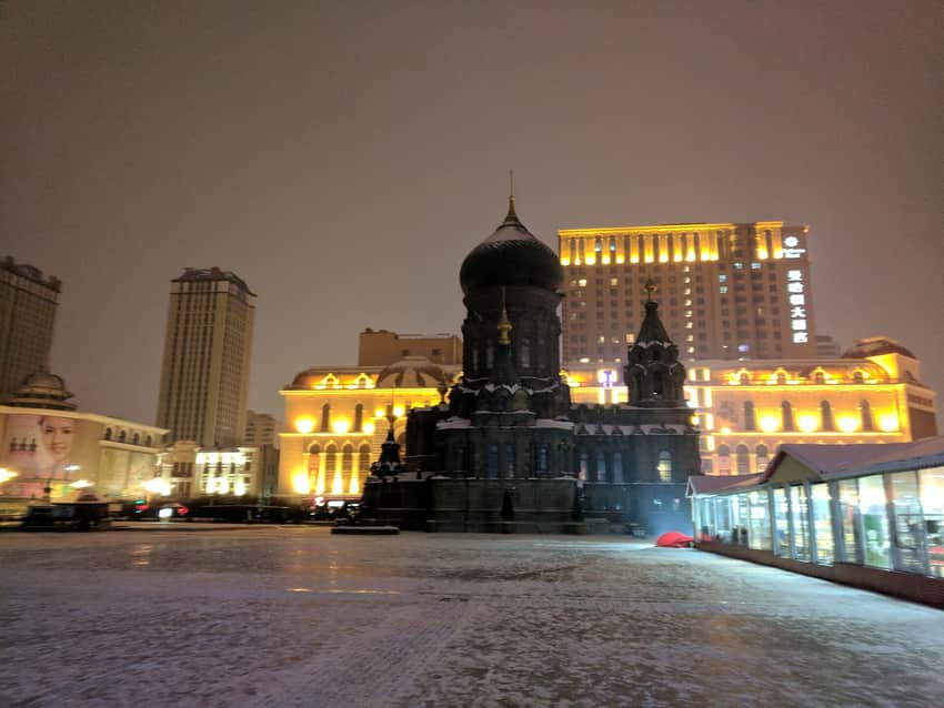 Exterior of Saint Sophia Cathedral in Harbin
