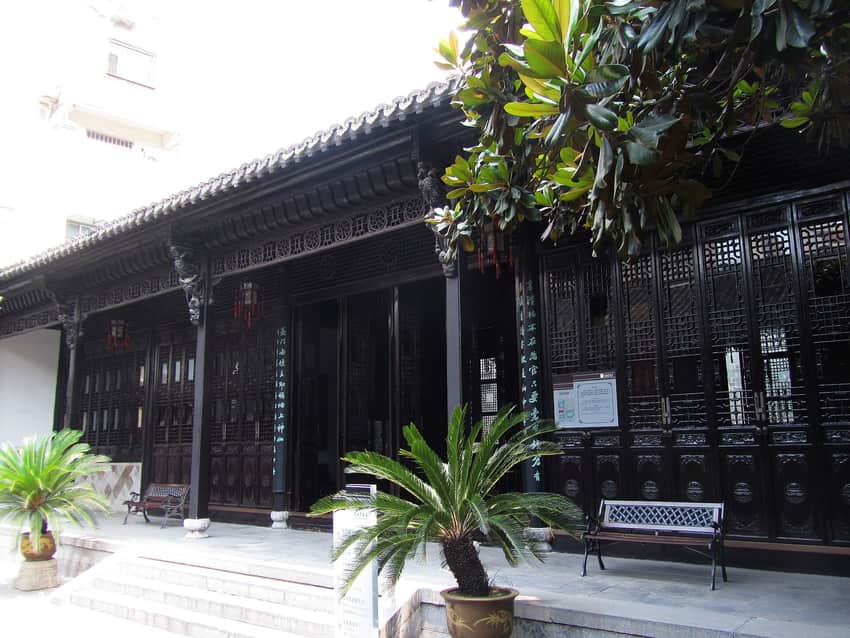 Restored timber hall at the Li Hongzhang residence in 2012
