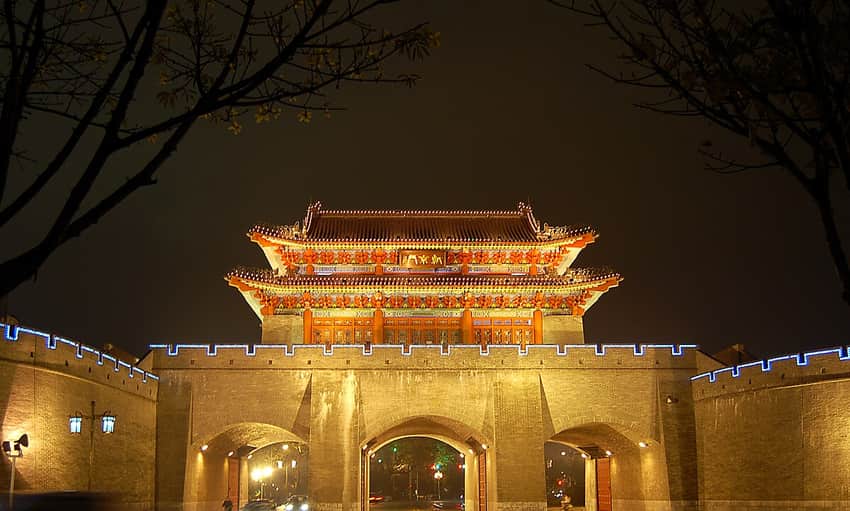 Huizhou gate tower in Huizhou