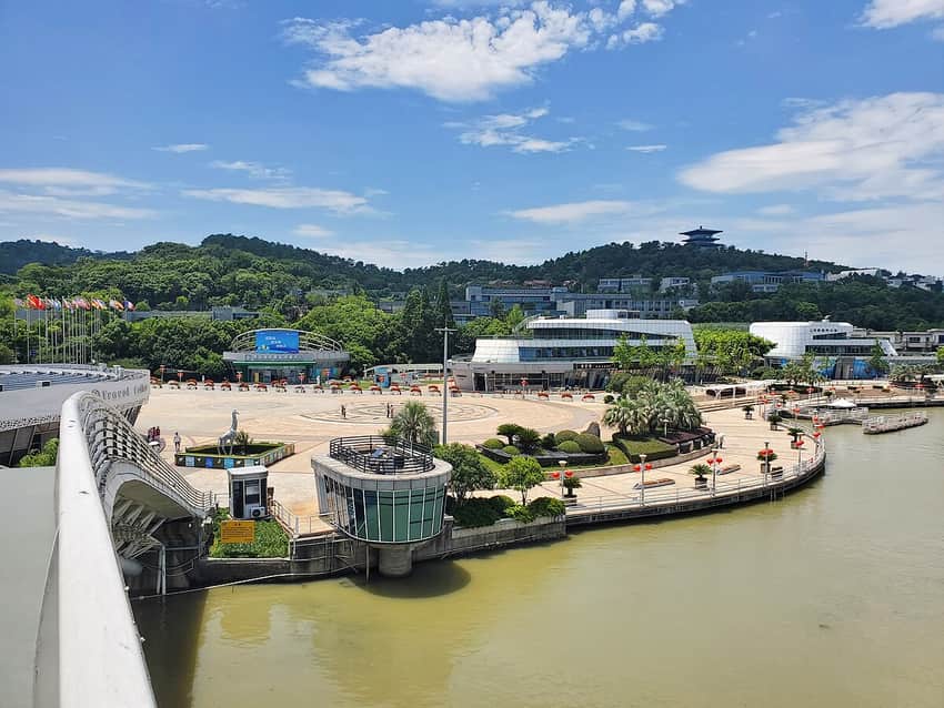 Taihu Lake tourism waterfront in Huzhou