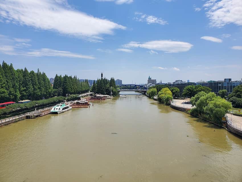 Taihu lougang waterways in Huzhou