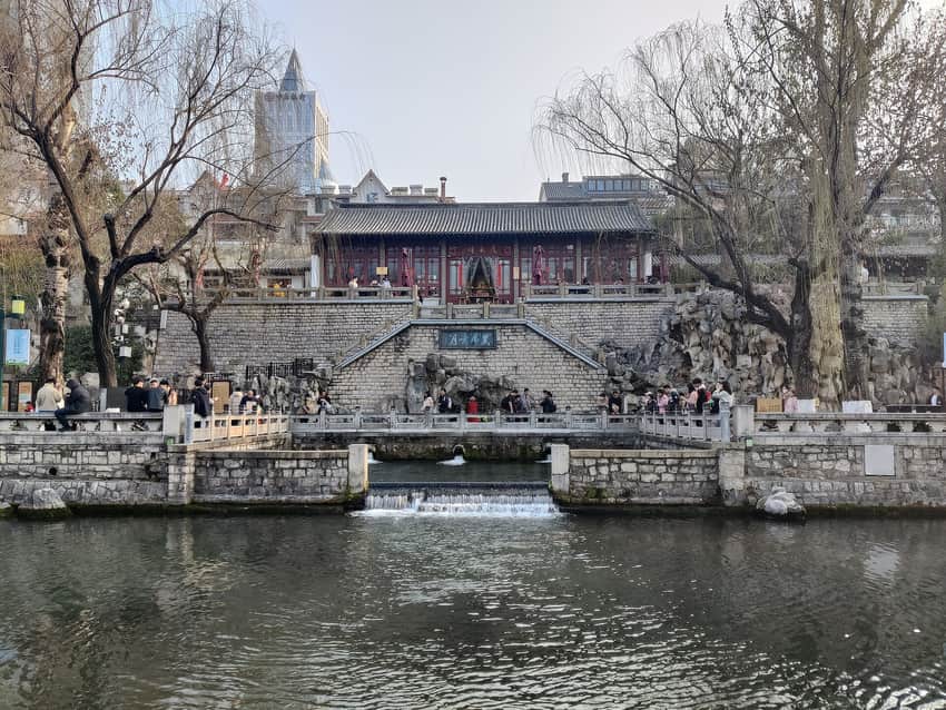 Black Tiger Spring structure and public waterside in 2025