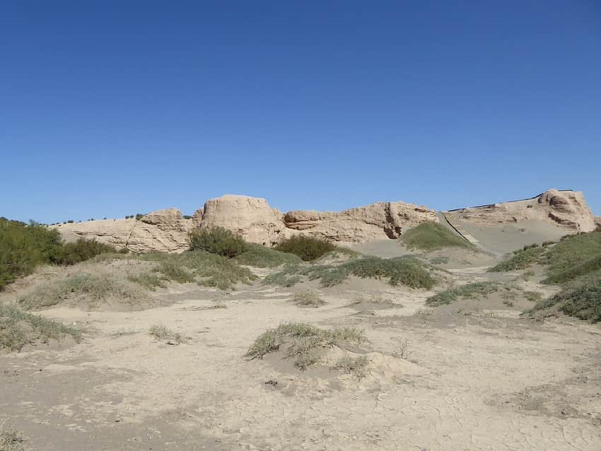 Suoyang City ruins in Jiuquan