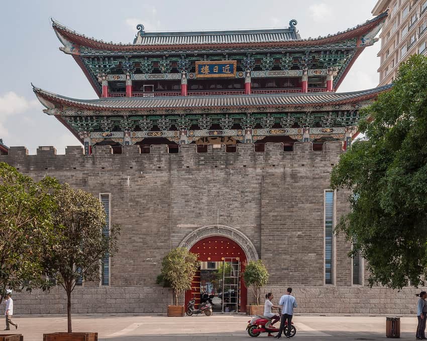Jinri Tower in Kunming old city