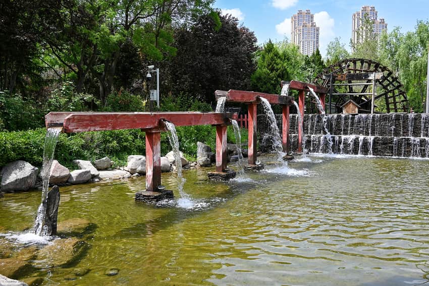 Waterwheel Expo Park in Lanzhou