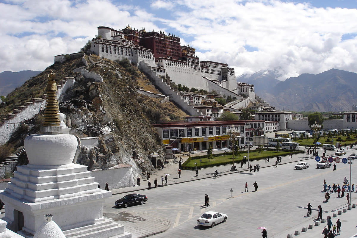 Verified documentary photograph of a landmark in Lhasa