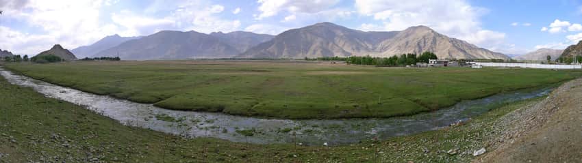 Lhasa River valley