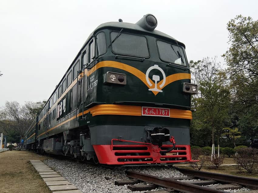 Industrial Museum locomotive in Liuzhou
