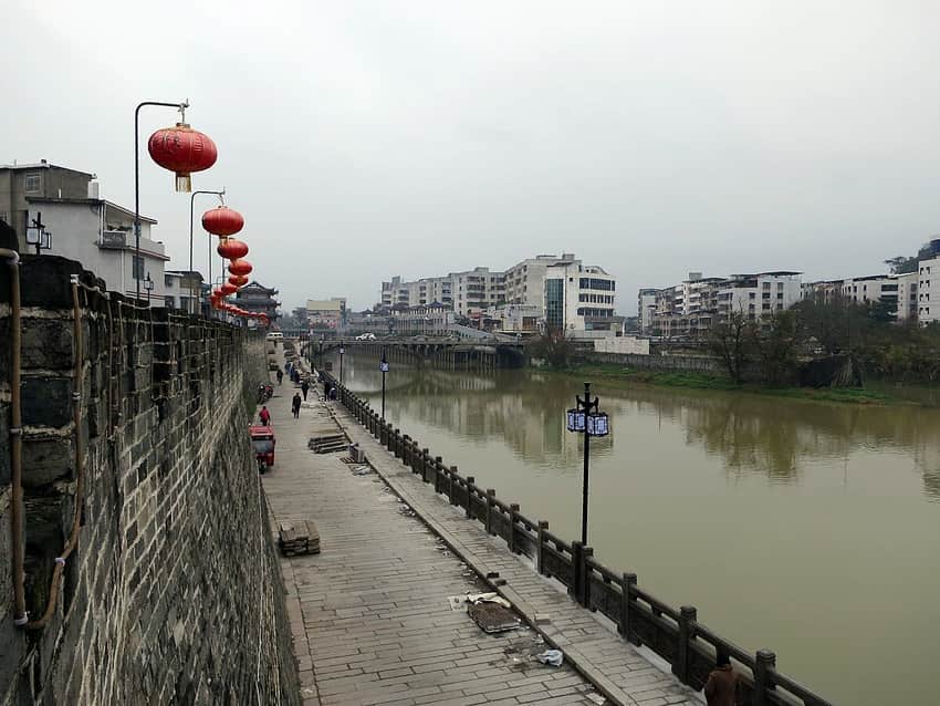 Changting Ancient City Wall in Longyan