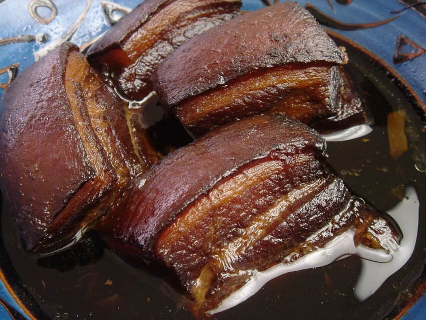 Contextual photograph of Dongpo pork
