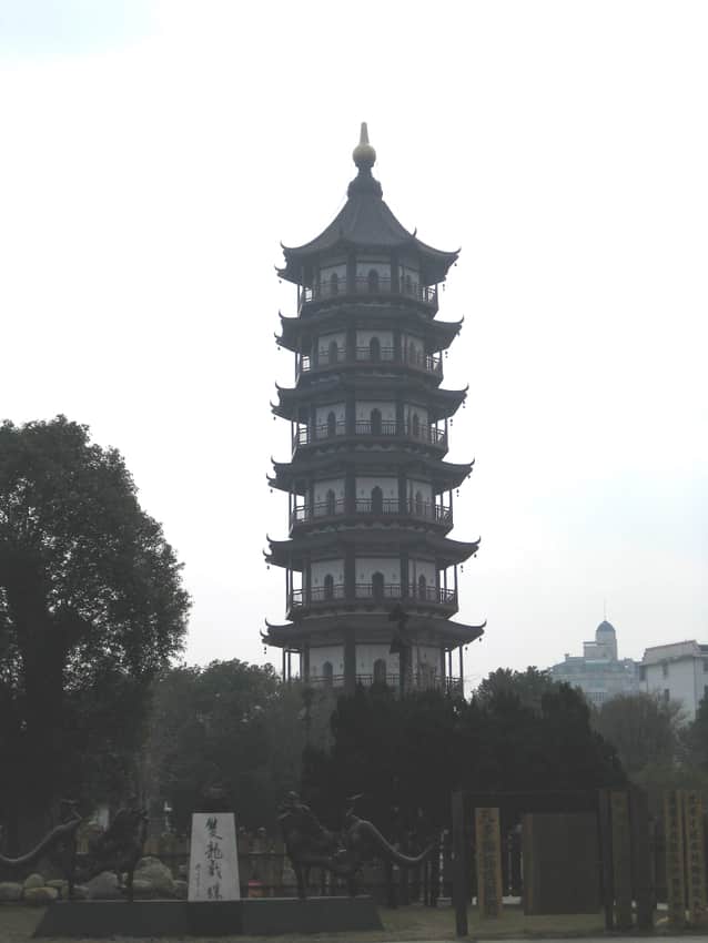 Exterior of Shengjin Pagoda in Nanchang