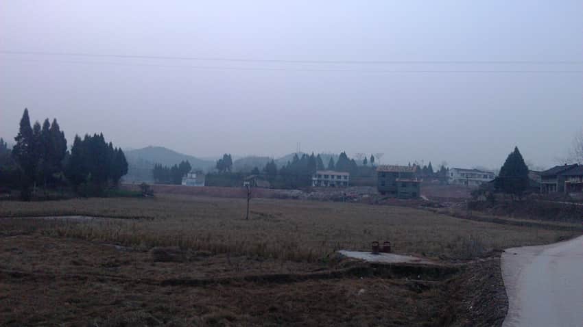 Rural landscape in Xichong County
