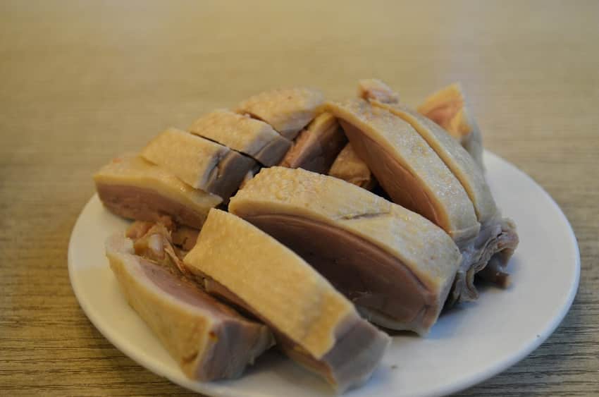 Plate of sliced Nanjing salted duck