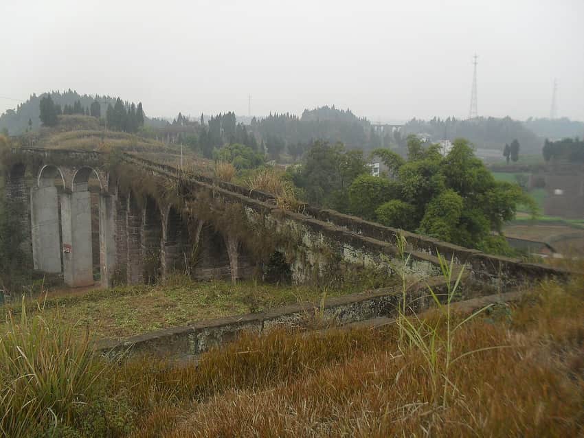 Reinforced irrigation channel in Dongxing District