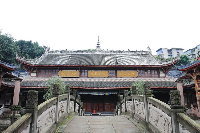 Shengshui Temple complex in Neijiang