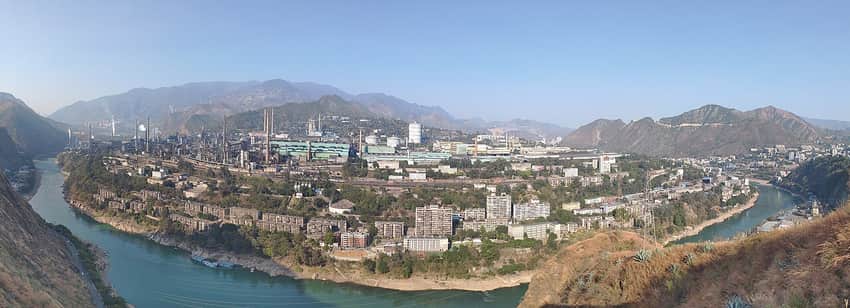 Main plant area of Pangang in Panzhihua