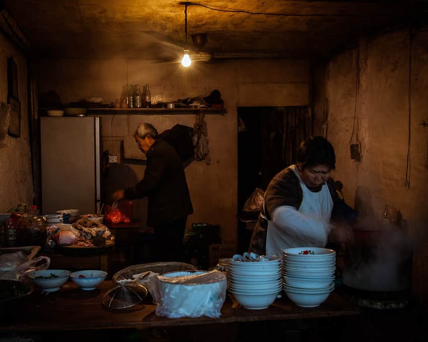 Anchang morning scene in Shaoxing