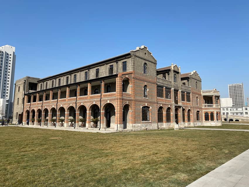 Restored red-brick exterior of the former Zhengtai Hotel