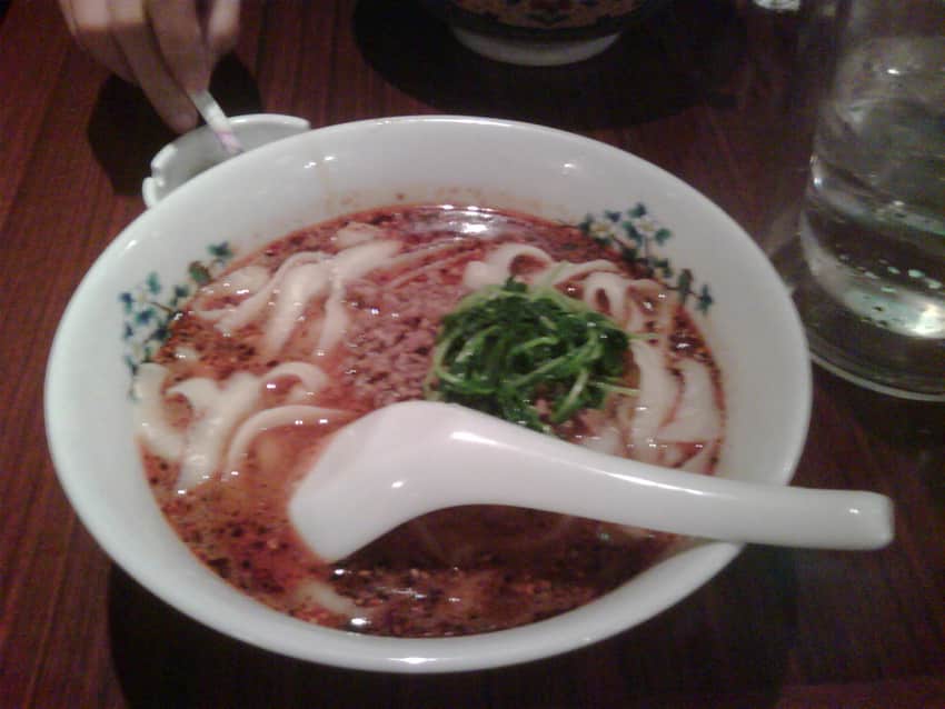 Low-resolution regional reference image of a bowl of Shanxi knife-cut noodles