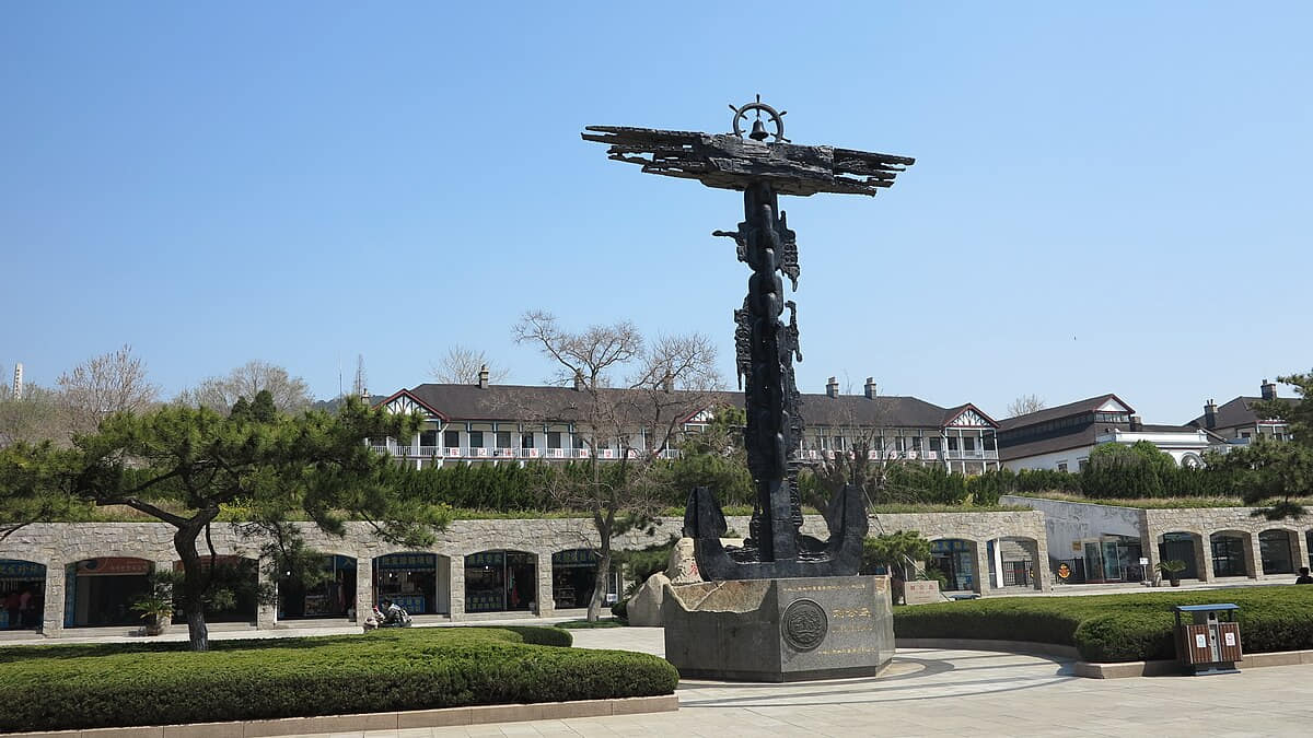 Verified documentary photograph of a landmark in Weihai