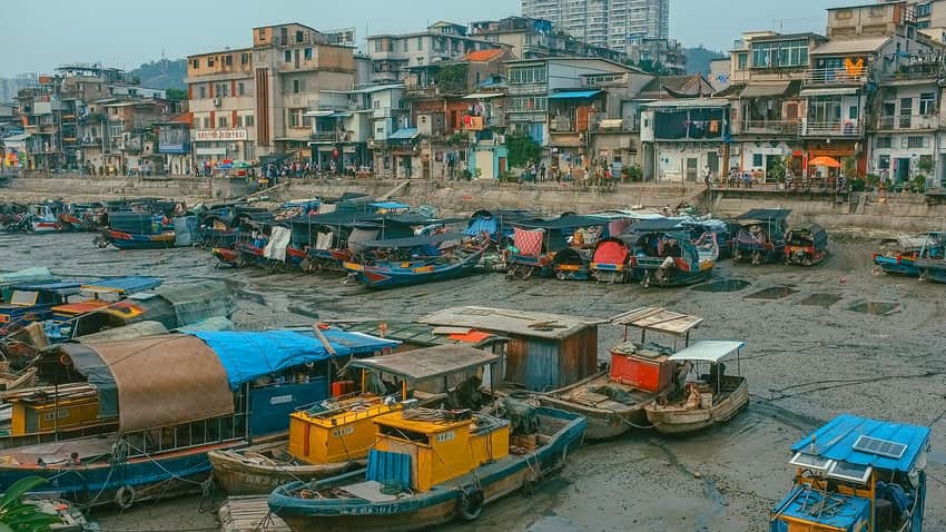 Shapowei harbor in Xiamen