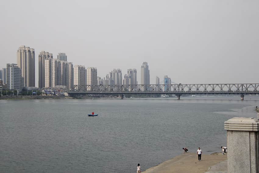 Han River waterfront in Xiangyang