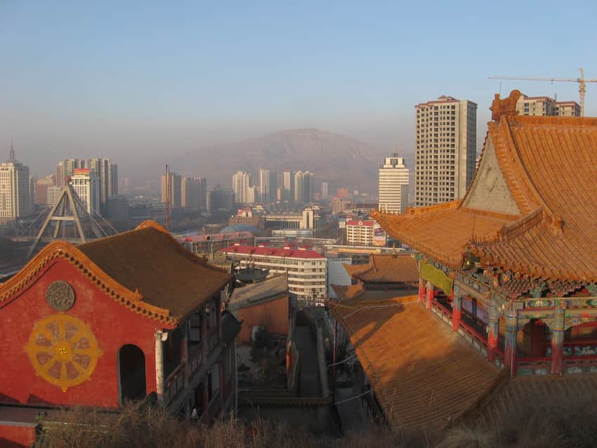 Beishan above Xining