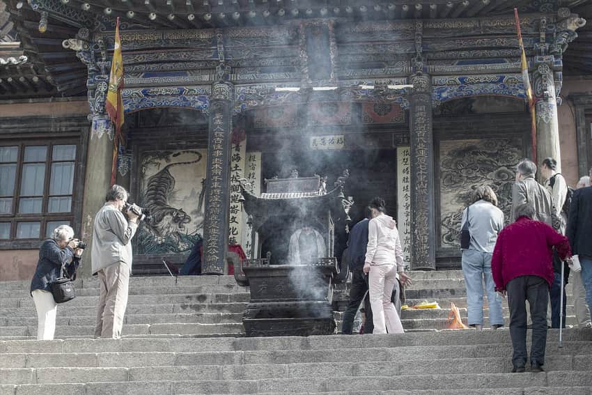 Tulouguan entrance in the Xining city profile
