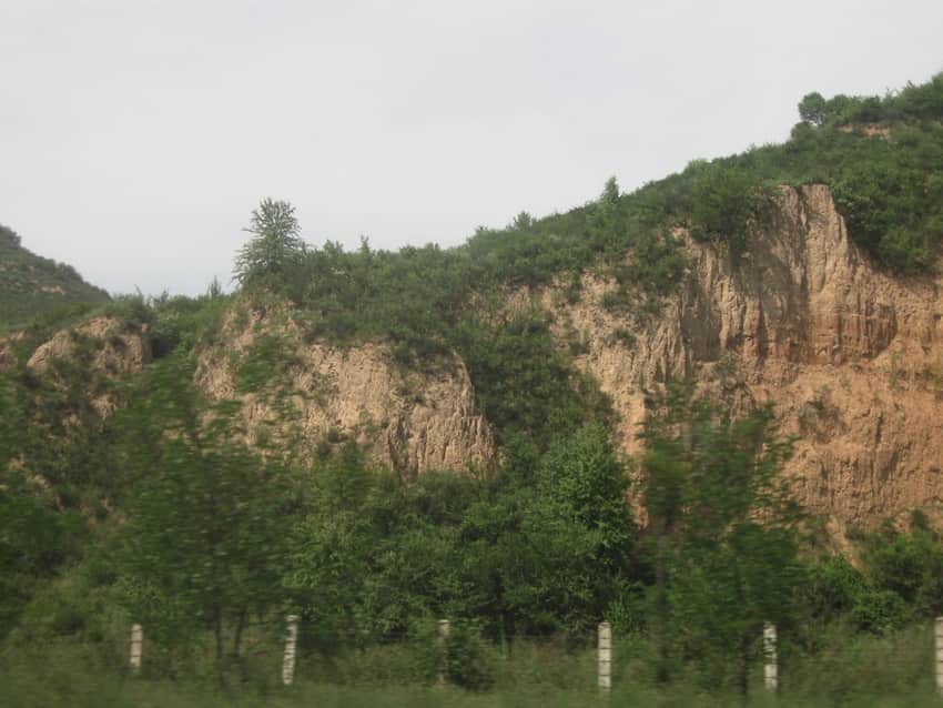 Loess plateau villages in Yan'an