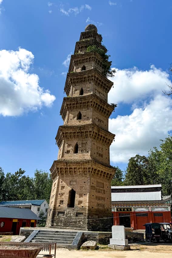 Pagoda of Shousheng Temple in Gaoxian County