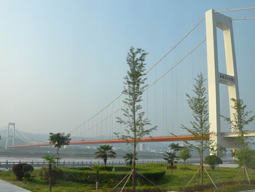 Xiling Yangtze River Bridge in Yichang