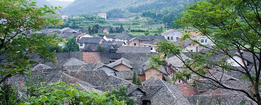 Zhangguying village in Yueyang