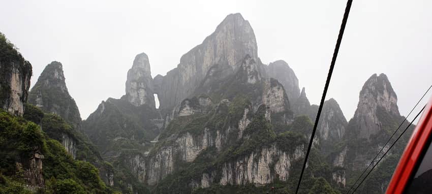 Tianmen Mountain in Zhangjiajie