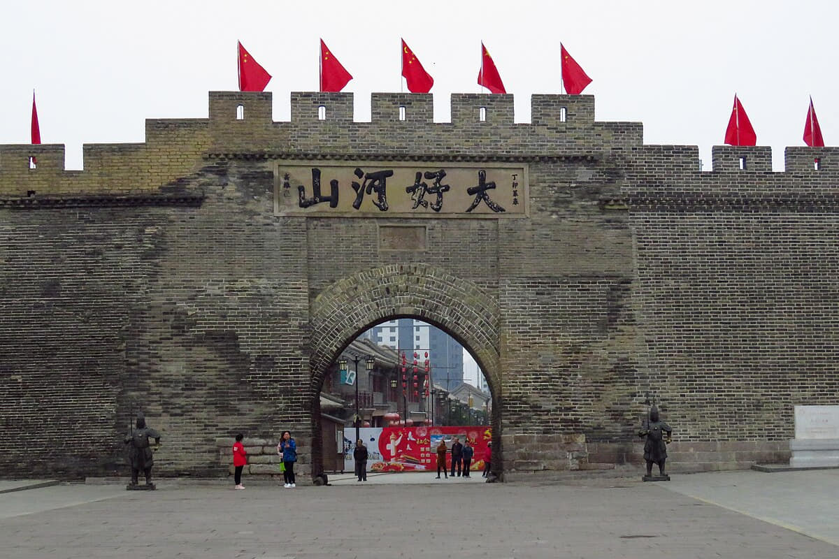 Verified documentary photograph of a landmark in Zhangjiakou