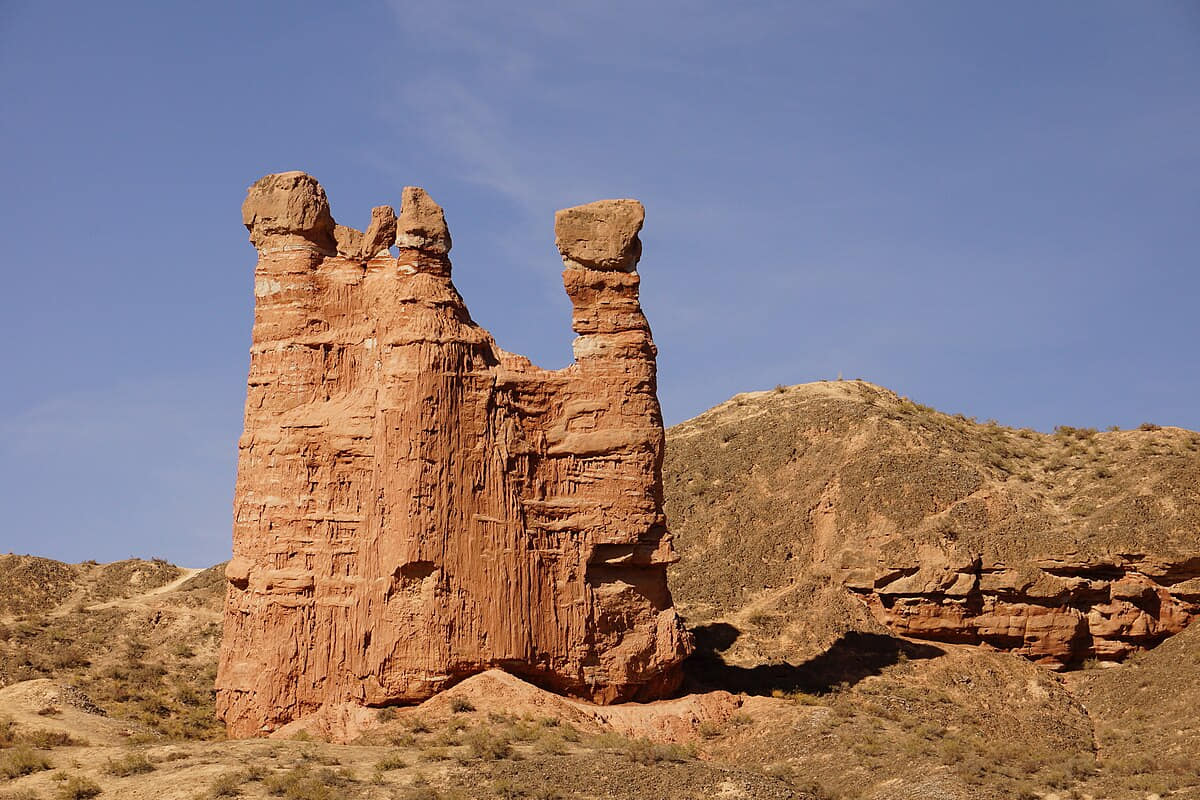 Verified documentary photograph of a landmark in Zhangye