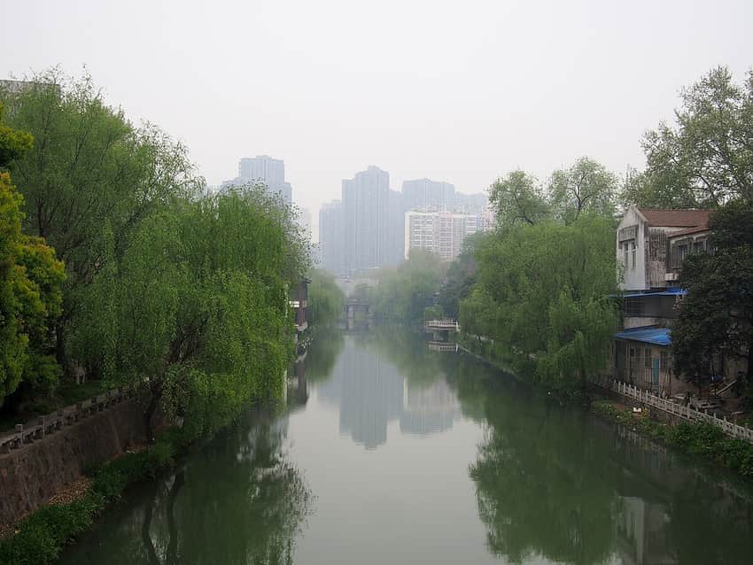 Grand Canal in Zhenjiang in Zhenjiang