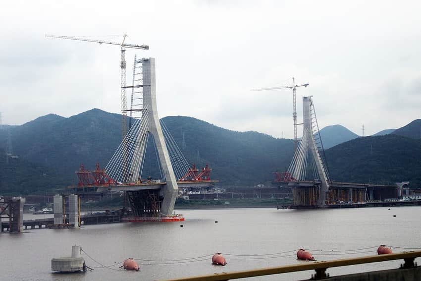 Fuchimen Bridge in Zhoushan