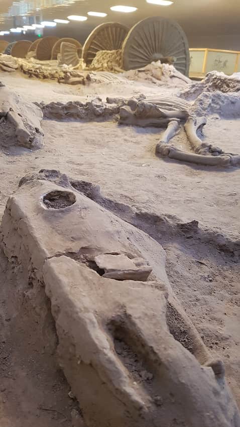 Linzi chariot burial site in Zibo