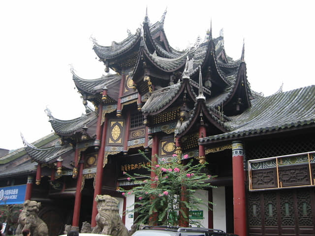 Verified documentary photograph of a landmark in Zigong