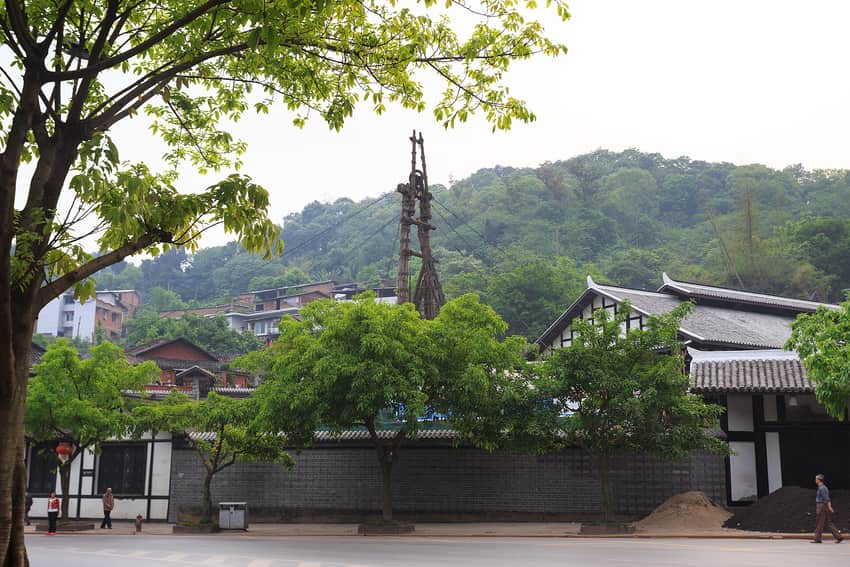 Historic Shenhai Well compound in Zigong